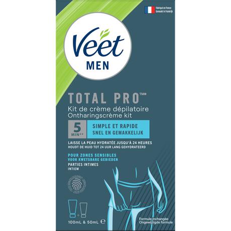 Veet for Men Hair Removal Kit Intimate Body Parts + Aftercare Balm