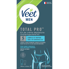Veet for Men Hair Removal Kit Intimate Body Parts + Aftercare Balm