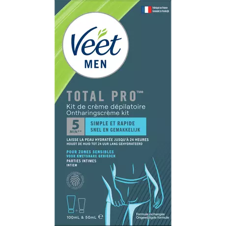 Veet Men Ontharingskit voor kwetsbare gebieden 150 ML