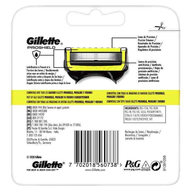 Gillette ProShield Navulmesjes 6 stuks