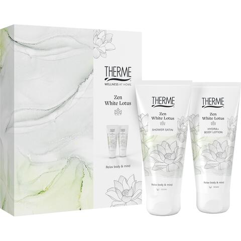 Therme Giftset Zen White Lotus Halve Harmonica Body Lotion /Shower Satin