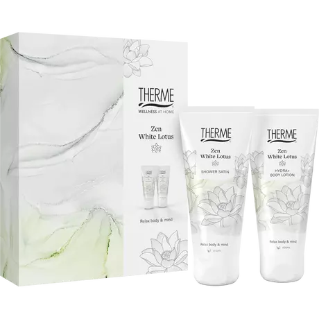 Therme Giftset Zen White Lotus Halve Harmonica Body Lotion /Shower Satin