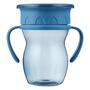 Etos 360° Trainingsbeker met Handvaten Blauw 270 ML