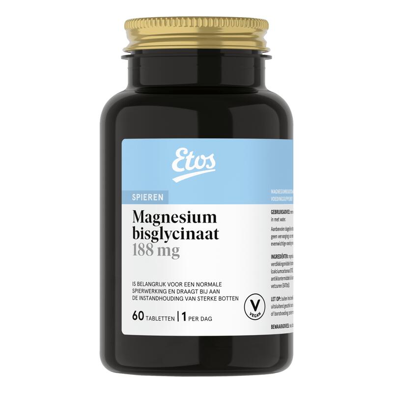 Etos Magnesium Bisglycinaat Tabletten 60 stuks