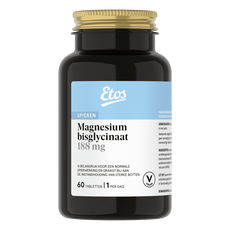 Etos magnesium bisglycinaat tablet 60st