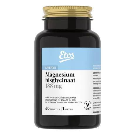 Etos Magnesium Bisglycinaat Tabletten 60 stuks