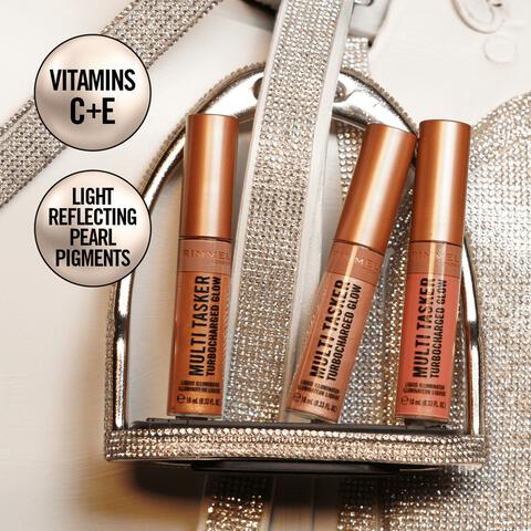 Rimmel London Multi Tasker Turbocharged Glow Liquid Illuminator Highlighter - Roze - 005 Iconic as usual