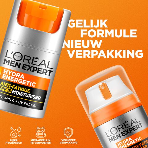 L'Oréal Hydra Energetic Hydraterende Gezichtscrème SPF 15 50ml