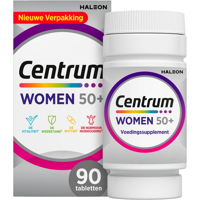 Centrum Women 50+ Multivitaminen Tabletten 90 stuks