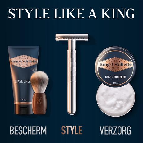 King C. Gillette Double Edge Navulmesjes 10 Stuks