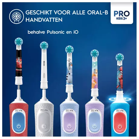 Oral-B Pro Kids Spiderman Opzetborstels 4 Stuks