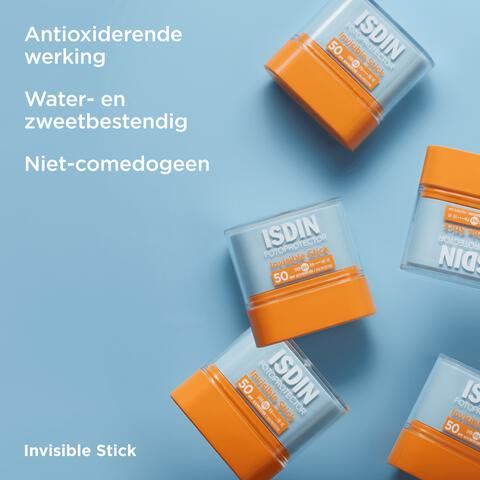 ISDIN Invisible Zonnebrand Stick SPF50 10G