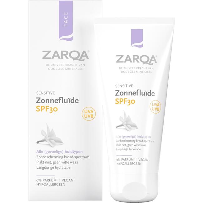 Zarqa Sensitive Zonnefluide SPF30 50 ML
