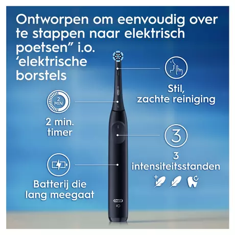 Oral-B iO 2 Zwart & Roze Duo Elektrische Tandenborstels