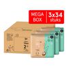 Etos Puur &amp; Zacht Luiers Mini Maat 2 3-6 kg Megabox 102 stuks