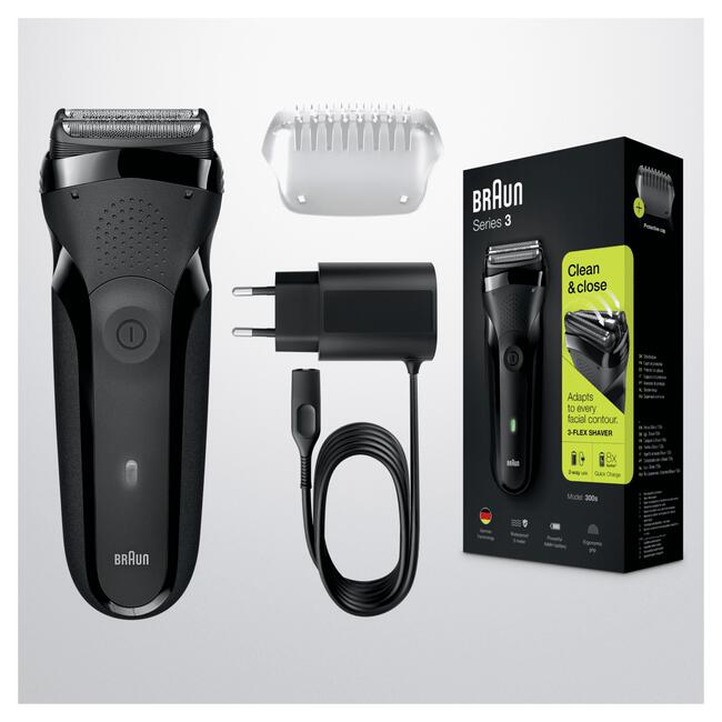 Braun Elektrisch Scheerapparaat Series 3 Shave & Style 300BT