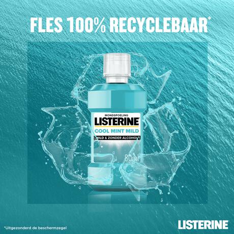 Listerine Mondwater Cool Mint Milde Smaak 80 ML