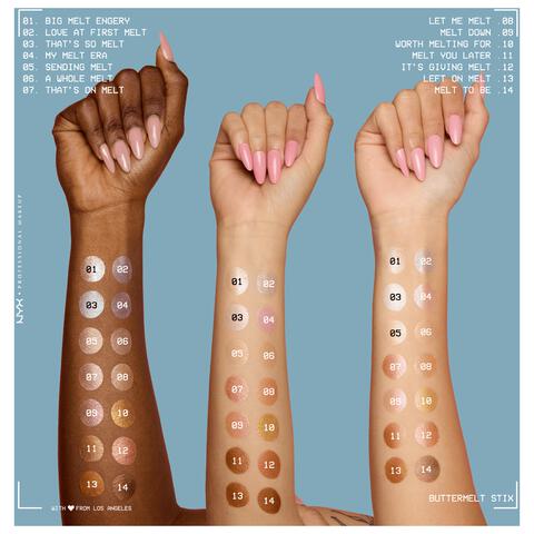 NYX Professional Makeup Buttermelt Glaze Stix 06 A Whole Melt