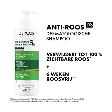 Vichy Dercos Anti-Roos Shampoo Droog Haar 390 ML