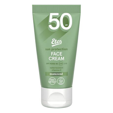 Etos Matterend Zonnebrand Gezicht SPF50 50 ML