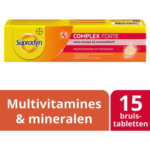 Supradyn Complex Forte Multivitamine Voor Extra Energie 15 Bruistabletten