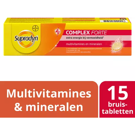 Supradyn Complex Forte Multivitamine Extra Energie Bruistabletten 15 stuks