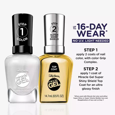 Sally Hansen Miracle Gel Boss Babe795 Zilver 14.7 ML