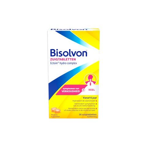 Bisolvon droge hoest & keelpijn zuigtabletten
