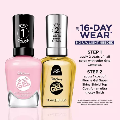 Sally Hansen Miracle Gel Chrushing It Collection Blush Crush 344 Roze 14.7 ML