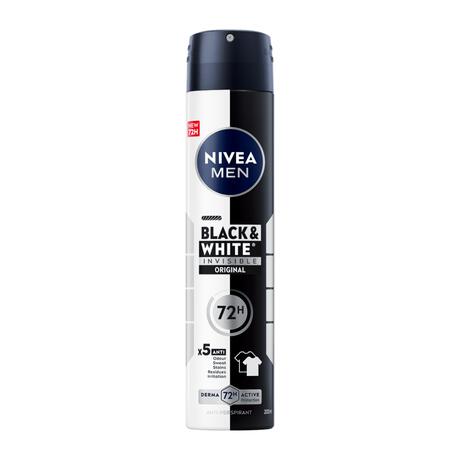 NIVEA MEN Black & White Invisible Deodorant Spray 200 ML
