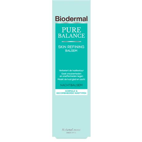 Biodermal Pure Balance Skin Refresh Nacht Balsem 50 ML