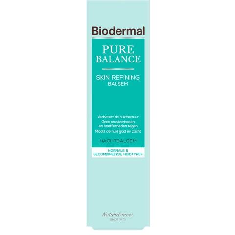 Biodermal Pure Balance Skin Refresh Nacht Balsem 50 ML