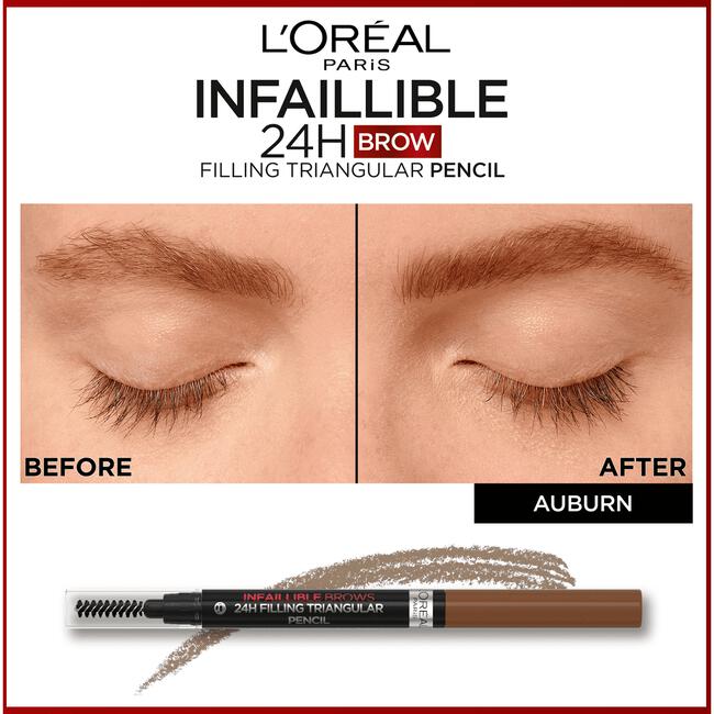 L'Oréal Paris Infaillible 24H Brow Filling Triangular Wenkbrauwpotlood 5.23 Auburn