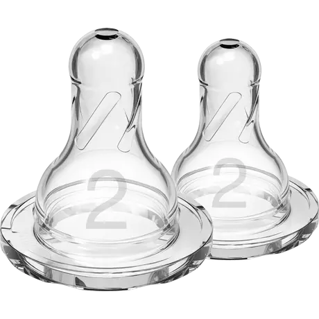 Dr. Brown’s Flesspeen Fase 2 3+ Maanden Smalle Halsfles 2 stuks