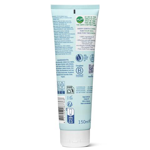 Happy Earth 100% Natuurlijke Face Care Purifying Cleansing Gel 150 Ml