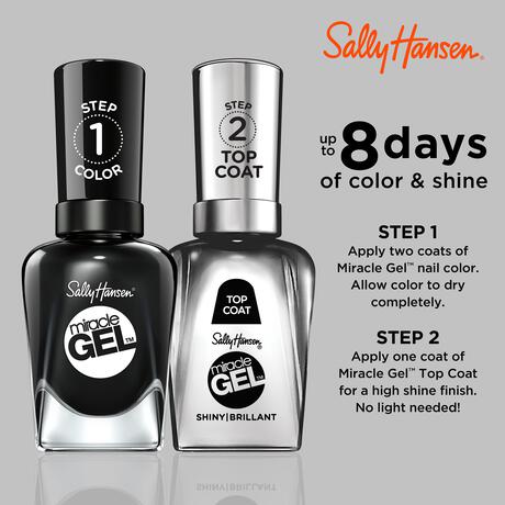 Sally Hansen Miracle Gel Nagellak - 460 Blacky O