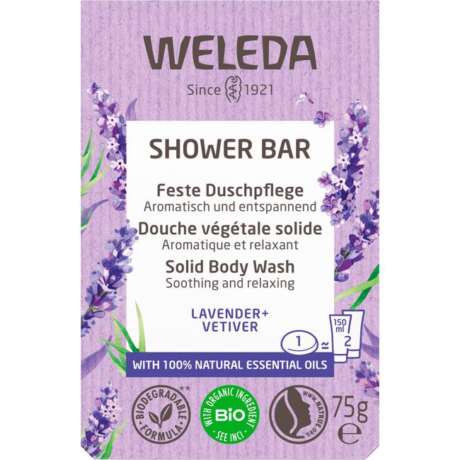 Weleda Showerbar Lavender & Vetiver 75 GR