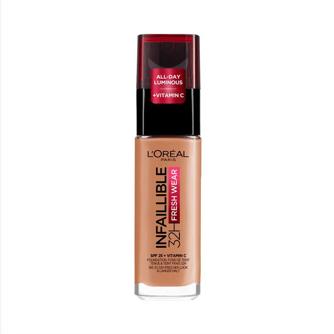 L'Oréal Paris Infaillible 32HR Fresh Wear 320 Caramel Foundation met SPF25 30 ML