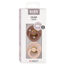 BIBS Fopspeen Two Pack Natuurlijk Rubber Woodchuck/Blush Maat 2