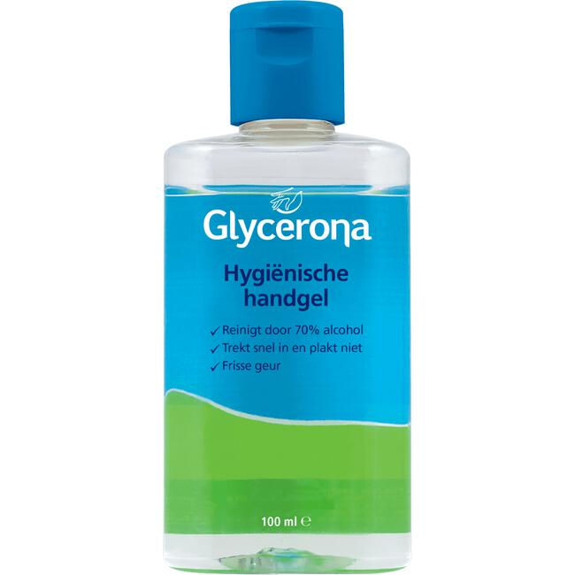 Glycerona Hygiënische Hand Gel Aloë Vera 100 ML