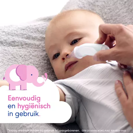 OtriCare Baby Aspirator Neusjesreiniger bij een Verstopte Neus