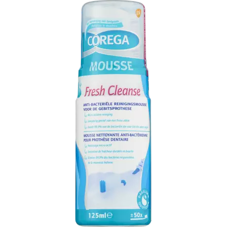 Corega Fresh Cleanse Mousse Kunstgebitreiniger 125 ML