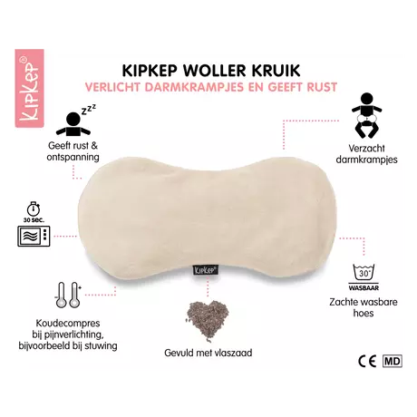 KipKep Woller Warmtekussen Cookie