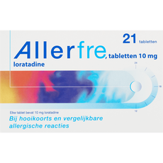 Allerfre Antihooikoorts Tabletten 10 mg Loratadine