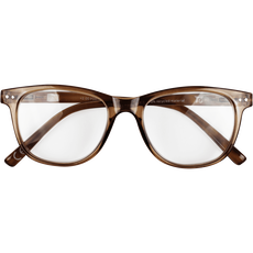 Etos Leesbril Glanzend Grijs/Beige +2