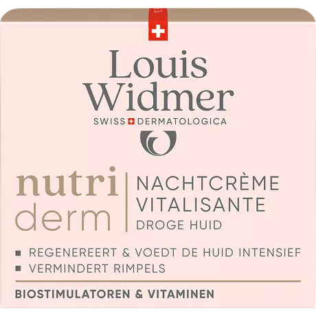 Louis Widmer Nutriderm Nachtcrème Vitalisante Licht Geparfumeerd 50 ML