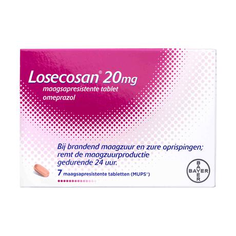 Losecosan maagzuur tabletten 7 st
