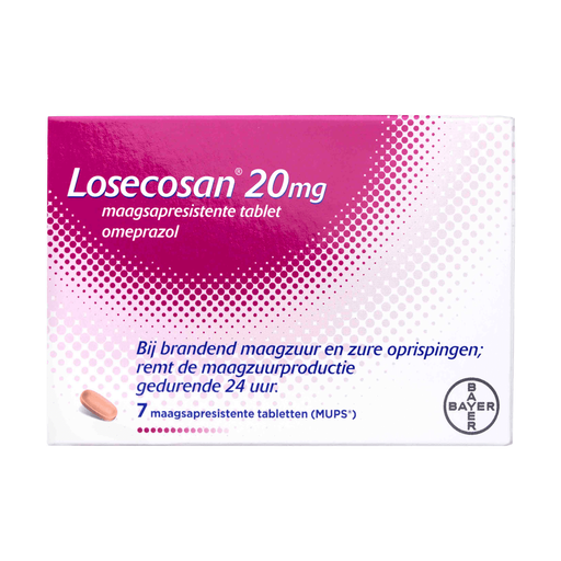 Losecosan Maagzuur Tabletten 7 stuks