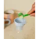 BIBS Babyfles Glas Medium Flow Silicone Sage incl. opvouwbaar trechtertje 240 ML