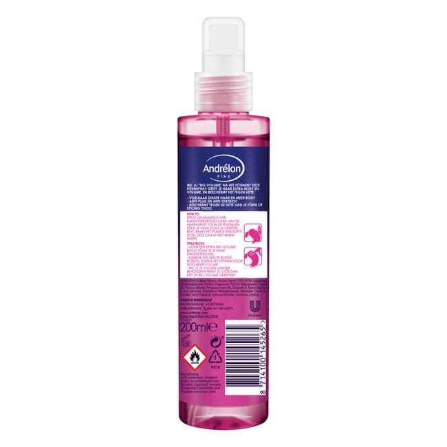 Andrélon Pink Big Volume Fohnpray 200 ML